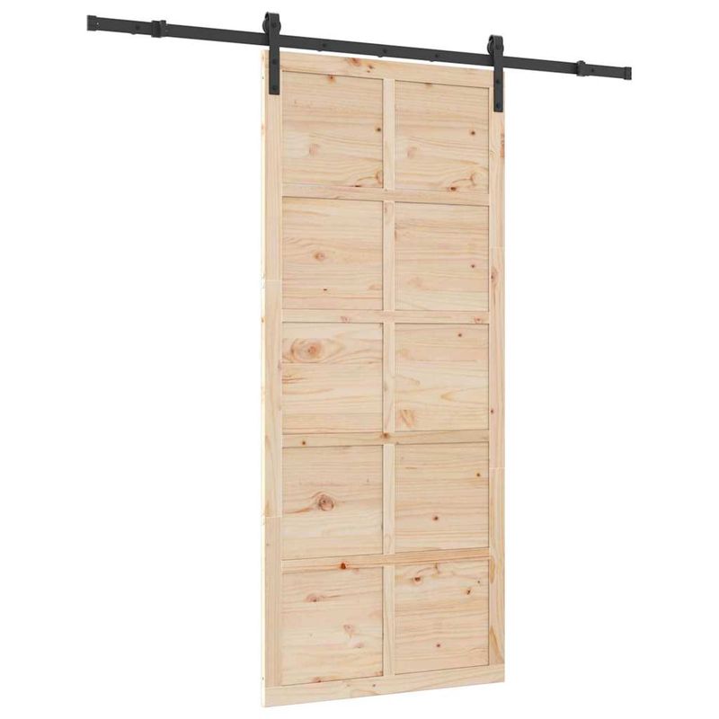 Casa si Gradina - Constructii - Usi interior, exterior si garaj - Usi interior - Usa glisanta Maro 90 x 208 cm Lemn masiv de pin - Infinity.ro