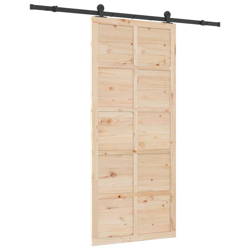 Casa si Gradina - Constructii - Usi interior, exterior si garaj - Usi interior - Usa glisanta Maro 90 x 208 cm Lemn masiv de pin - Infinity.ro