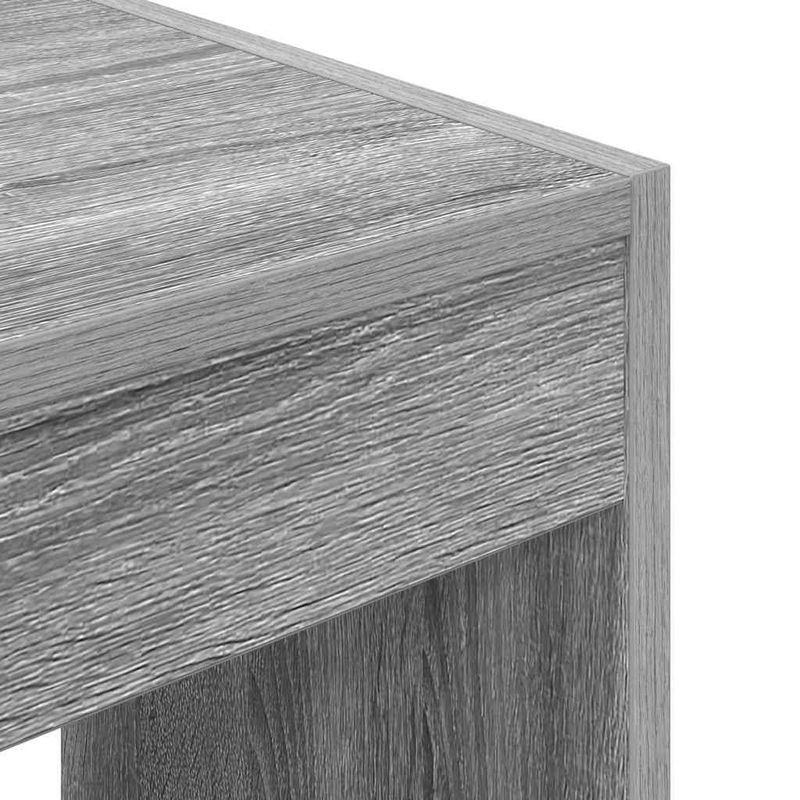 Casa si Gradina - Mobilier - Biblioteci si rafturi - Biblioteci - Biblioteca cu raft Altele sonoma gri 80 x 30 x 198 cm Lemn compozit - Infinity.ro