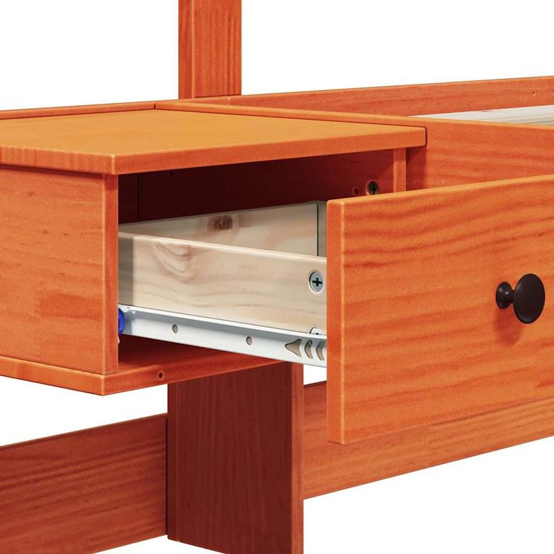 Casa si Gradina - Mobilier - Paturi si accesorii - Paturi - Cadru de pat cu sertar Maro 120 x 200 cm - Infinity.ro