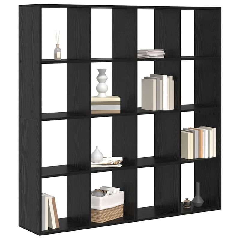 Casa si Gradina - Mobilier - Biblioteci si rafturi - Biblioteci - Dulap pentru carti Stejar negru 137.5 x 29 x 137.5 cm - Infinity.ro