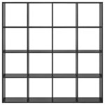 Casa si Gradina - Mobilier - Biblioteci si rafturi - Biblioteci - Dulap pentru carti Stejar negru 137.5 x 29 x 137.5 cm - Infinity.ro