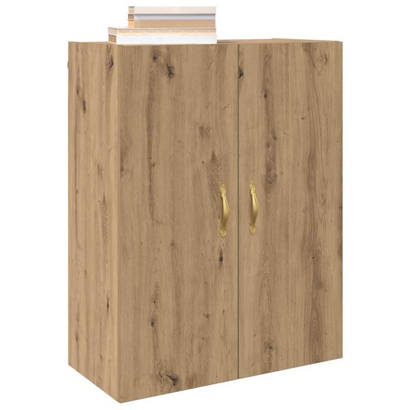 Casa si Gradina - Mobilier - Comode si corpuri - Comode - Mobilier cu Montaj pe Perete cu raft 2 pcs stejar artizanal - Infinity.ro