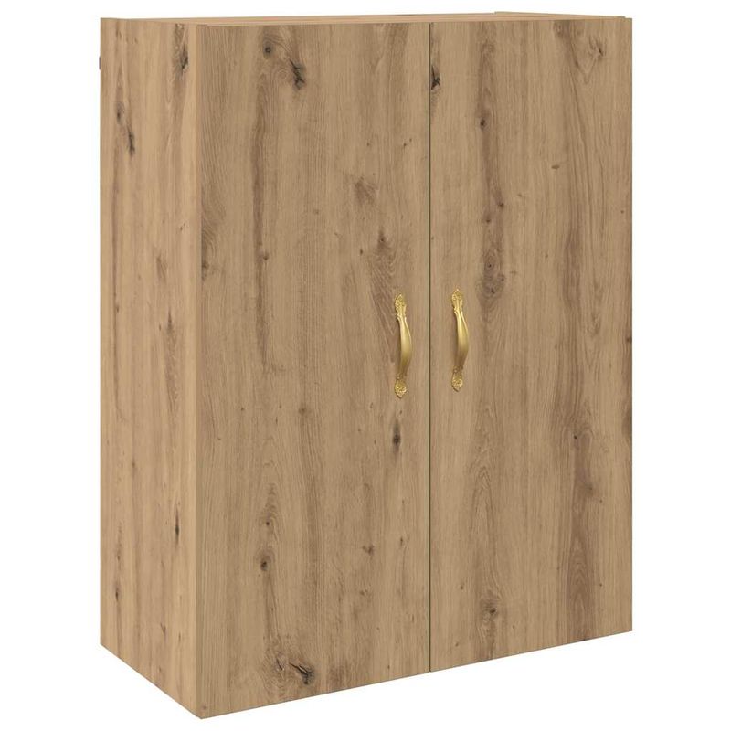 Casa si Gradina - Mobilier - Comode si corpuri - Comode - Mobilier cu Montaj pe Perete cu raft 2 pcs stejar artizanal - Infinity.ro