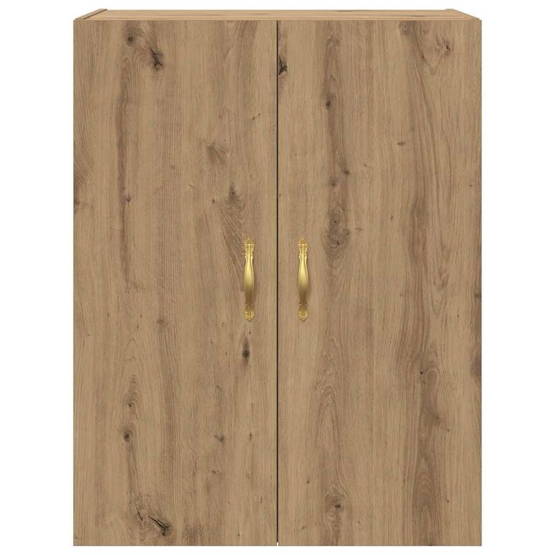 Casa si Gradina - Mobilier - Comode si corpuri - Comode - Mobilier cu Montaj pe Perete cu raft 2 pcs stejar artizanal - Infinity.ro