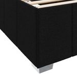 Casa si Gradina - Mobilier - Paturi si accesorii - Paturi - Cadru de pat Negru 180 x 200 cm tesatura - Infinity.ro