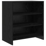 Casa si Gradina - Mobilier - Comode si corpuri - Comode - Bufet cu raft cu usa 2 pcs Stejar negru 70 x 41 x 75 cm Lemn compozit - Infinity.ro