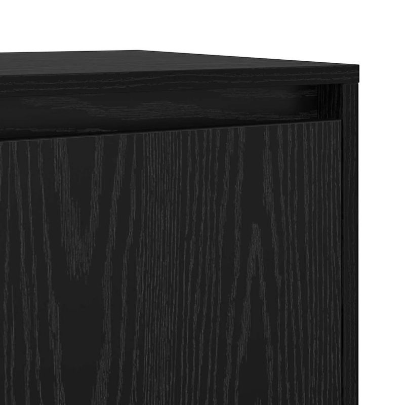 Casa si Gradina - Mobilier - Comode si corpuri - Comode - Bufet cu raft cu usa 2 pcs Stejar negru 70 x 41 x 75 cm Lemn compozit - Infinity.ro