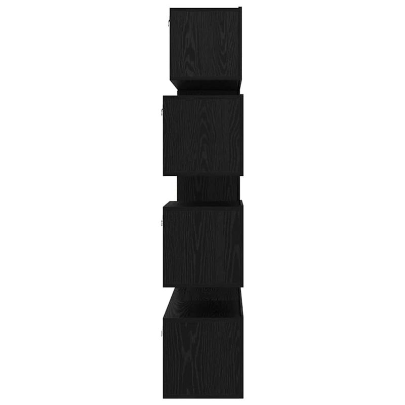 Casa si Gradina - Mobilier - Comode si corpuri - Comode - Set comoda TV cu raft Pe perete Altele 8 pcs Stejar negru 30.5 x 30 x 90 cm - Infinity.ro