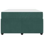 Casa si Gradina - Mobilier - Paturi si accesorii - Paturi - Cadru de pat cu saltea Altele Verde inchis 120 x 200 cm Catifea - Infinity.ro