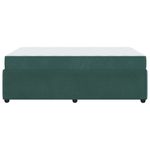 Casa si Gradina - Mobilier - Paturi si accesorii - Paturi - Cadru de pat cu saltea Altele Verde inchis 120 x 200 cm Catifea - Infinity.ro