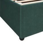 Casa si Gradina - Mobilier - Paturi si accesorii - Paturi - Cadru de pat cu saltea Altele Verde inchis 120 x 200 cm Catifea - Infinity.ro