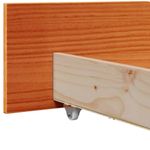 Casa si Gradina - Mobilier - Paturi si accesorii - Paturi - Cadru de pat Maro ceruit 140 x 200 cm Lemn de brad solid - Infinity.ro