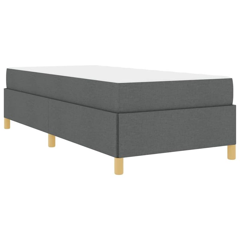 Casa si Gradina - Mobilier - Paturi si accesorii - Paturi - Pat cu arcuri Altele Gri inchis si Maro si Alb si Gri inchis - Infinity.ro