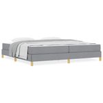 Casa si Gradina - Mobilier - Paturi si accesorii - Paturi - Pat cu arcuri Taupe, Maro 200 x 200 cm - Infinity.ro