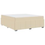 Casa si Gradina - Mobilier - Paturi si accesorii - Paturi - Cadru de pat Crem 180 x 200 cm tesatura - Infinity.ro