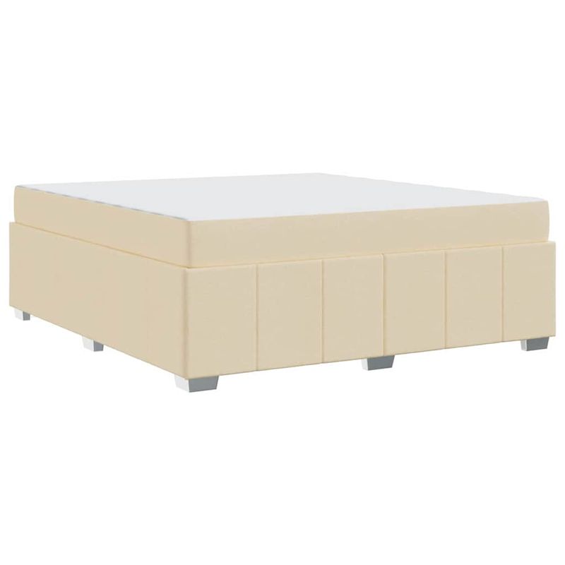 Casa si Gradina - Mobilier - Paturi si accesorii - Paturi - Cadru de pat Crem 180 x 200 cm tesatura - Infinity.ro