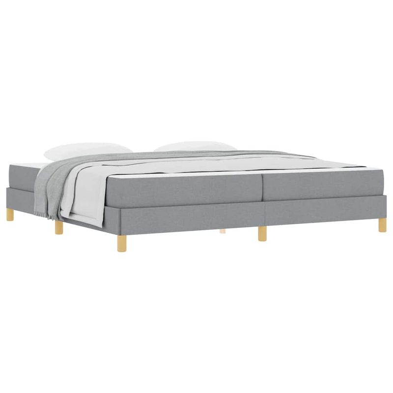 Casa si Gradina - Mobilier - Paturi si accesorii - Paturi - Pat cu arcuri Taupe, Maro 200 x 200 cm - Infinity.ro