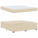 Casa si Gradina - Mobilier - Paturi si accesorii - Paturi - Cadru de pat Crem 180 x 200 cm tesatura - Infinity.ro