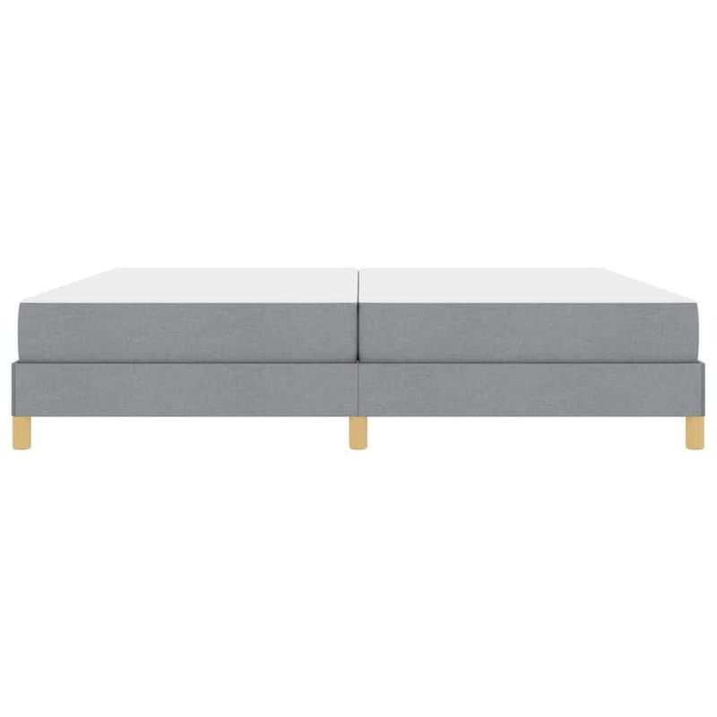 Casa si Gradina - Mobilier - Paturi si accesorii - Paturi - Pat cu arcuri Taupe, Maro 200 x 200 cm - Infinity.ro