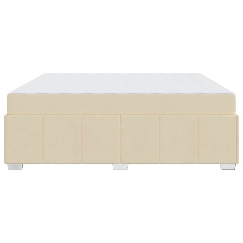 Casa si Gradina - Mobilier - Paturi si accesorii - Paturi - Cadru de pat Crem 180 x 200 cm tesatura - Infinity.ro