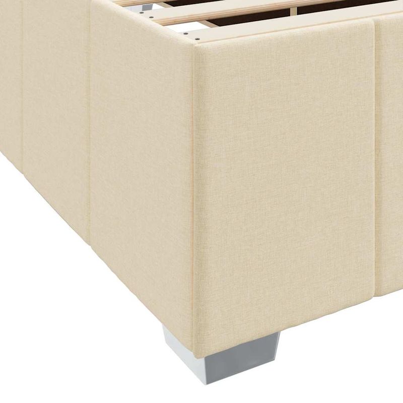 Casa si Gradina - Mobilier - Paturi si accesorii - Paturi - Cadru de pat Crem 180 x 200 cm tesatura - Infinity.ro