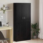 Casa si Gradina - Mobilier - Biblioteci si rafturi - Biblioteci - Dulap pentru carti Stejar negru 82.5 x 30.5 x 185 cm - Infinity.ro