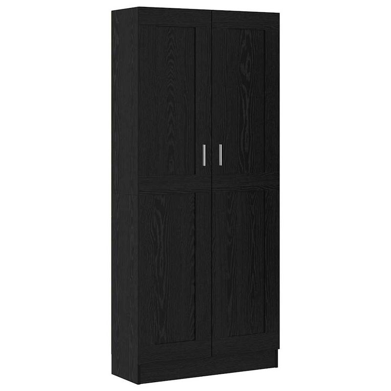 Casa si Gradina - Mobilier - Biblioteci si rafturi - Biblioteci - Dulap pentru carti Stejar negru 82.5 x 30.5 x 185 cm - Infinity.ro