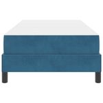 Casa si Gradina - Mobilier - Paturi si accesorii - Paturi - Pat boxspring cu saltea Albastru inchis 80 x 200 cm Catifea - Infinity.ro