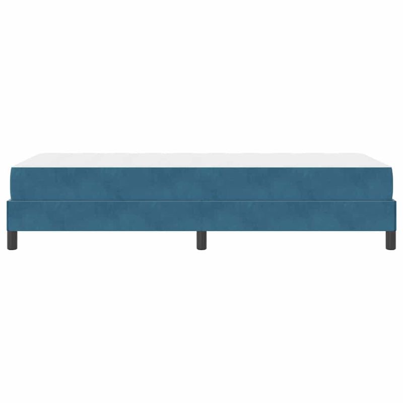 Casa si Gradina - Mobilier - Paturi si accesorii - Paturi - Pat boxspring cu saltea Albastru inchis 80 x 200 cm Catifea - Infinity.ro