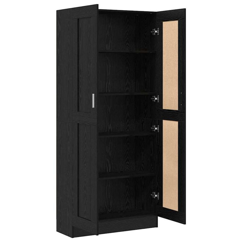 Casa si Gradina - Mobilier - Biblioteci si rafturi - Biblioteci - Dulap pentru carti Stejar negru 82.5 x 30.5 x 185 cm - Infinity.ro