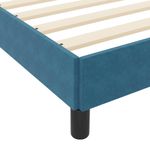 Casa si Gradina - Mobilier - Paturi si accesorii - Paturi - Pat boxspring cu saltea Albastru inchis 80 x 200 cm Catifea - Infinity.ro