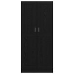 Casa si Gradina - Mobilier - Biblioteci si rafturi - Biblioteci - Dulap pentru carti Stejar negru 82.5 x 30.5 x 185 cm - Infinity.ro