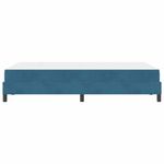 Casa si Gradina - Mobilier - Paturi si accesorii - Paturi - Pat boxspring cu saltea Albastru inchis 120 x 200 cm Catifea - Infinity.ro
