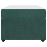 Casa si Gradina - Mobilier - Paturi si accesorii - Paturi - Cadru de pat cu saltea Altele Verde inchis 90 x 200 cm Catifea - Infinity.ro