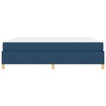 Casa si Gradina - Mobilier - Paturi si accesorii - Paturi - Pat cu arcuri Albastru si Albastru inchis si Alb 200 x 200 cm - Infinity.ro