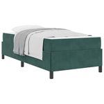 Casa si Gradina - Mobilier - Paturi si accesorii - Paturi - Cadru de pat Altele Alb si gri deschis 90 x 190 cm Catifea - Infinity.ro