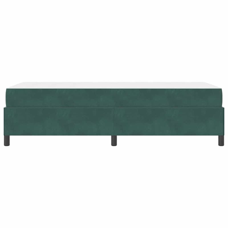 Casa si Gradina - Mobilier - Paturi si accesorii - Paturi - Cadru de pat Altele Alb si gri deschis 90 x 190 cm Catifea - Infinity.ro