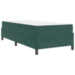Casa si Gradina - Mobilier - Paturi si accesorii - Paturi - Cadru de pat Altele Alb si gri deschis 90 x 190 cm Catifea - Infinity.ro