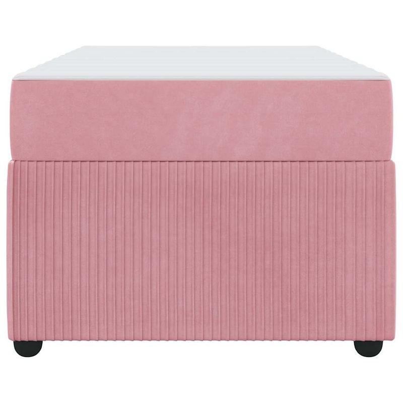 Casa si Gradina - Mobilier - Paturi si accesorii - Paturi - Cadru de pat cu saltea Altele Roz 80 x 200 cm Catifea - Infinity.ro