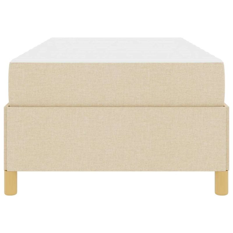 Casa si Gradina - Mobilier - Paturi si accesorii - Paturi - Pat cu arcuri Altele Negru si Maro si Alb 90 x 200 cm tesatura - Infinity.ro