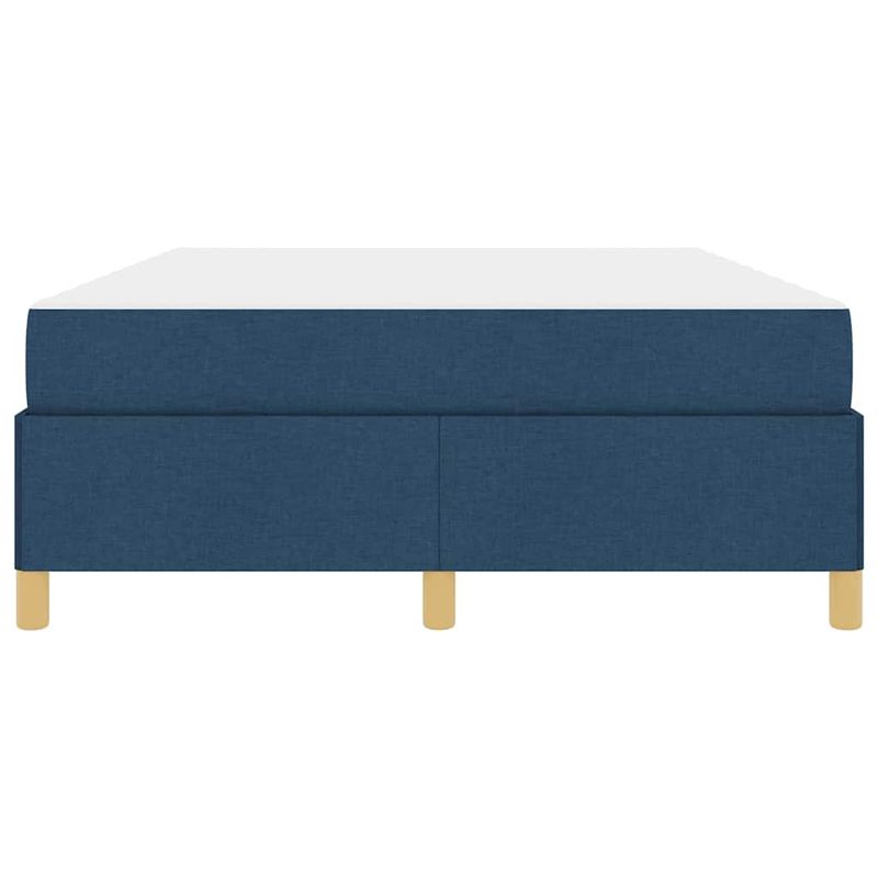 Casa si Gradina - Mobilier - Paturi si accesorii - Paturi - Pat cu arcuri Altele Negru si Maro si Alb 140 x 200 cm tesatura - Infinity.ro