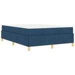Casa si Gradina - Mobilier - Paturi si accesorii - Paturi - Pat cu arcuri Altele Negru si Maro si Alb 140 x 200 cm tesatura - Infinity.ro