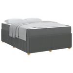Casa si Gradina - Mobilier - Paturi si accesorii - Paturi - Cadru de pat Altele Gri inchis 140 x 200 cm tesatura - Infinity.ro