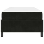 Casa si Gradina - Mobilier - Paturi si accesorii - Paturi - Cadru de pat Altele Negru si Alb si Negru 90 x 190 cm Catifea - Infinity.ro