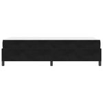 Casa si Gradina - Mobilier - Paturi si accesorii - Paturi - Cadru de pat Altele Negru si Alb si Negru 90 x 190 cm Catifea - Infinity.ro