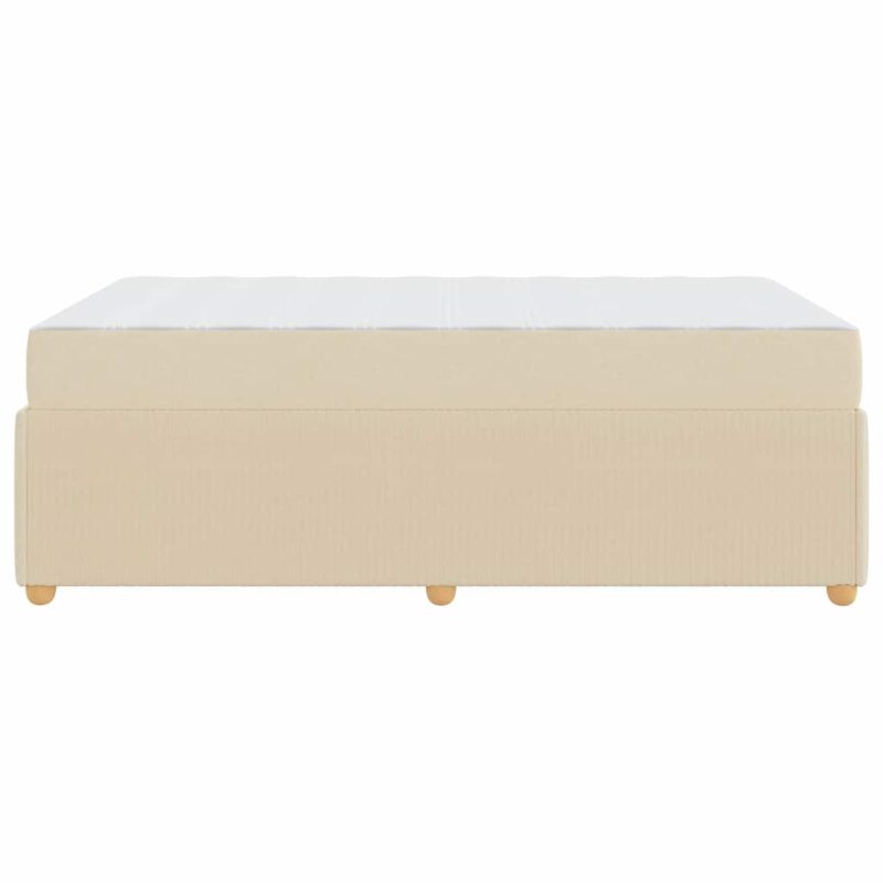 Casa si Gradina - Mobilier - Paturi si accesorii - Paturi - Cadru de pat Altele Crem 120 x 200 cm tesatura - Infinity.ro