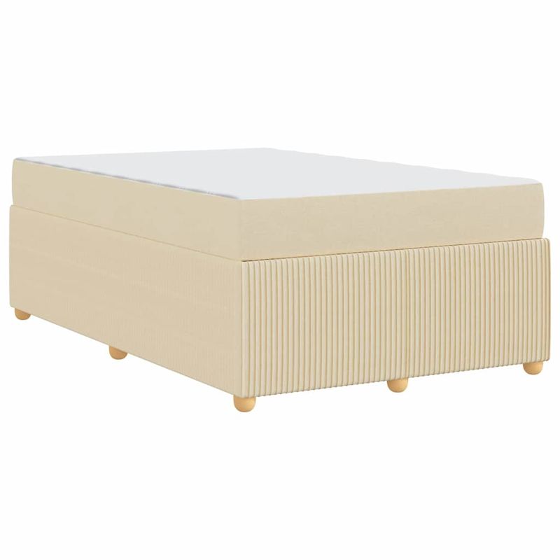 Casa si Gradina - Mobilier - Paturi si accesorii - Paturi - Cadru de pat Altele Crem 120 x 200 cm tesatura - Infinity.ro