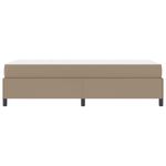 Casa si Gradina - Mobilier - Paturi si accesorii - Paturi - Cadru de pat cu saltea Cappuccino 90 x 190 cm Piele artificiala - Infinity.ro