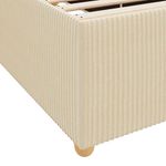 Casa si Gradina - Mobilier - Paturi si accesorii - Paturi - Cadru de pat Altele Crem 120 x 200 cm tesatura - Infinity.ro